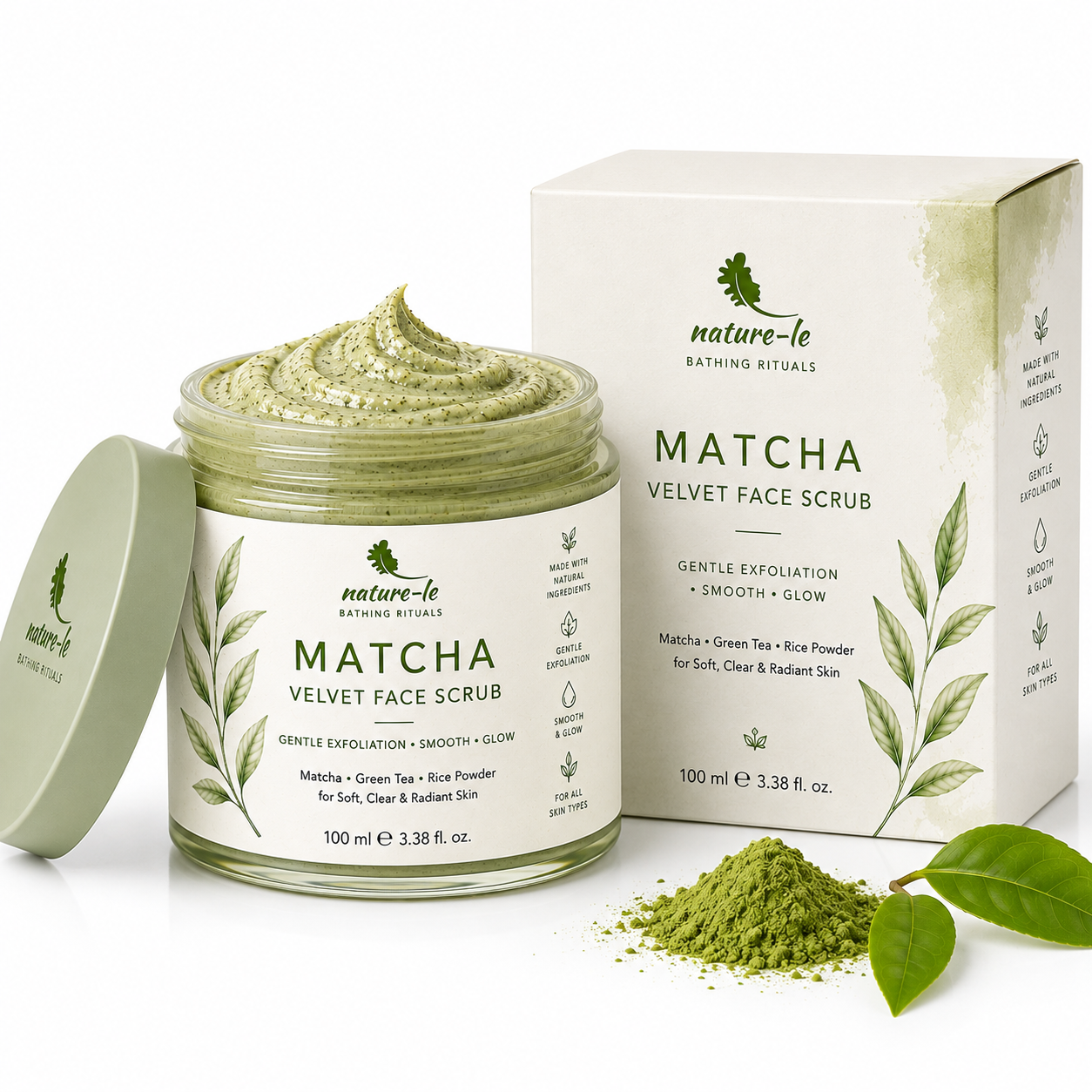Matcha Velvet Face Scrub
